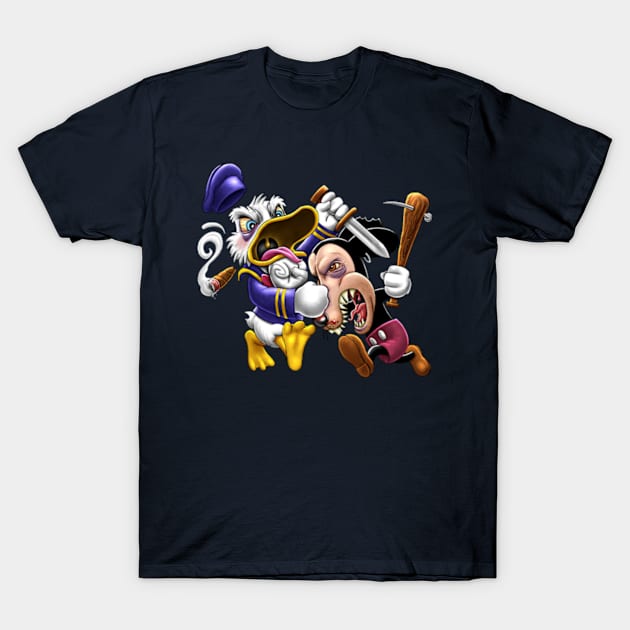 Fight of the Legends T-Shirt by Motzart